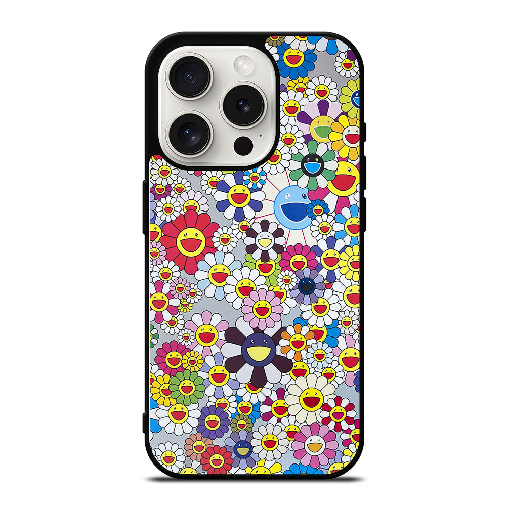 FLOWERS TAKASHI MURAKAMI iPhone 15 Pro Case Cover