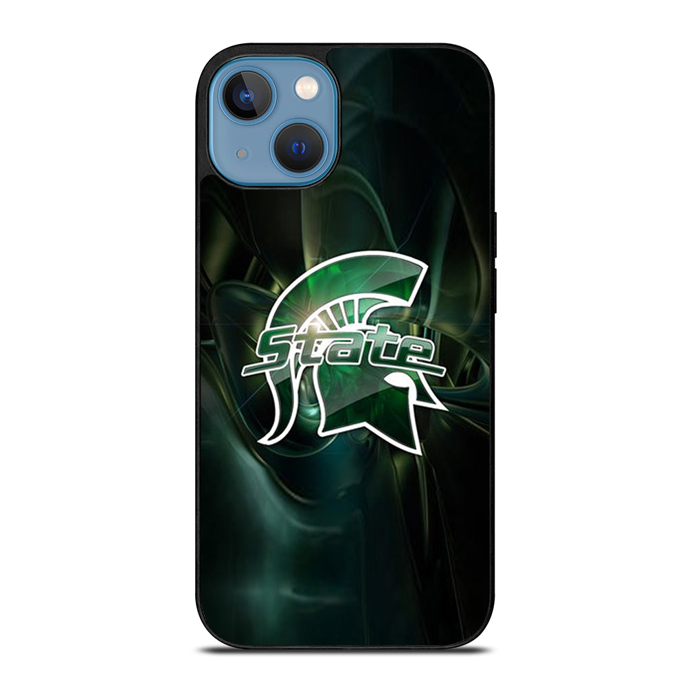 FOOTBALL MICHIGAN STATE LOGO 2 iPhone 13 Case Cover