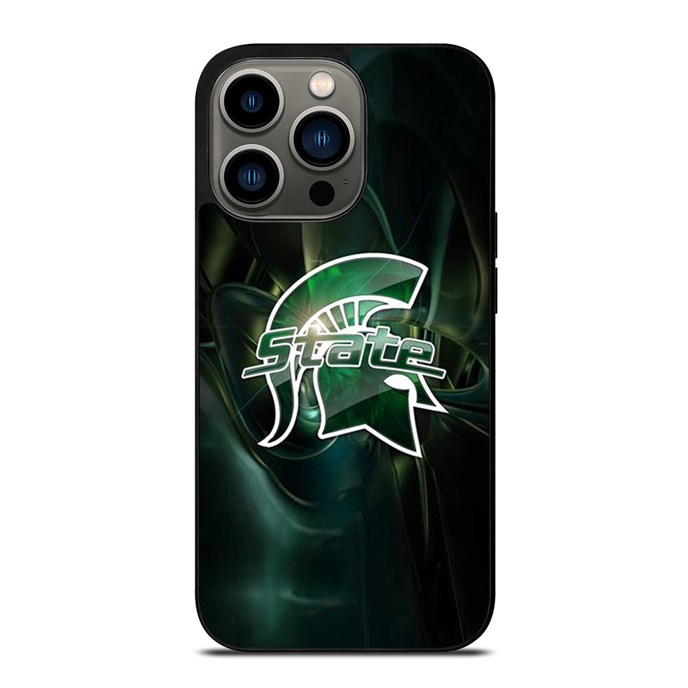 FOOTBALL MICHIGAN STATE LOGO 2 iPhone 13 Pro Case Cover