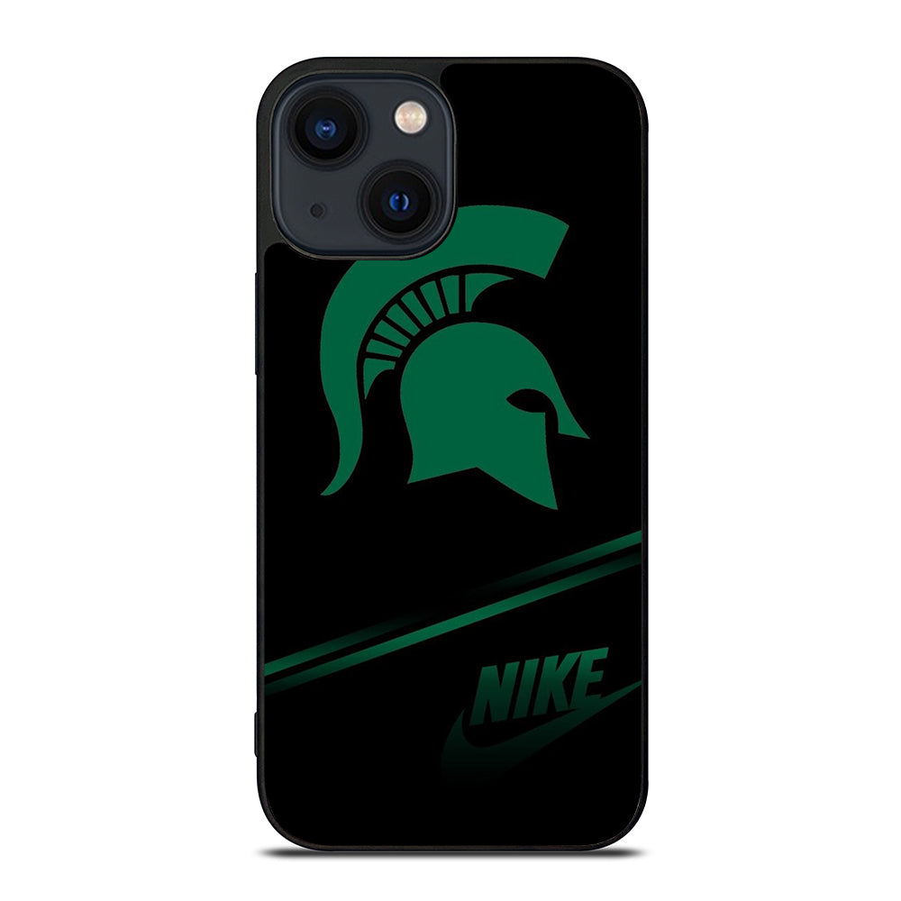 FOOTBALL MICHIGAN STATE LOGO 3 iPhone 14 Plus Case Cover