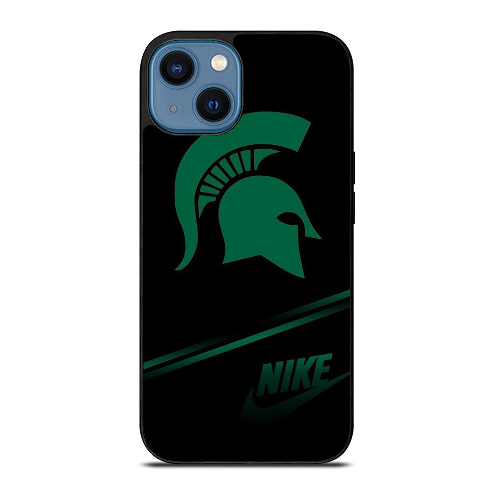 FOOTBALL MICHIGAN STATE LOGO 3 iPhone 14 Case Cover