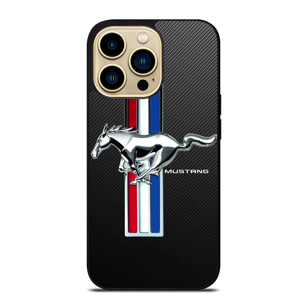 FORD MUSTANG GT CARBON LOGO iPhone 14 Pro Max Case Cover