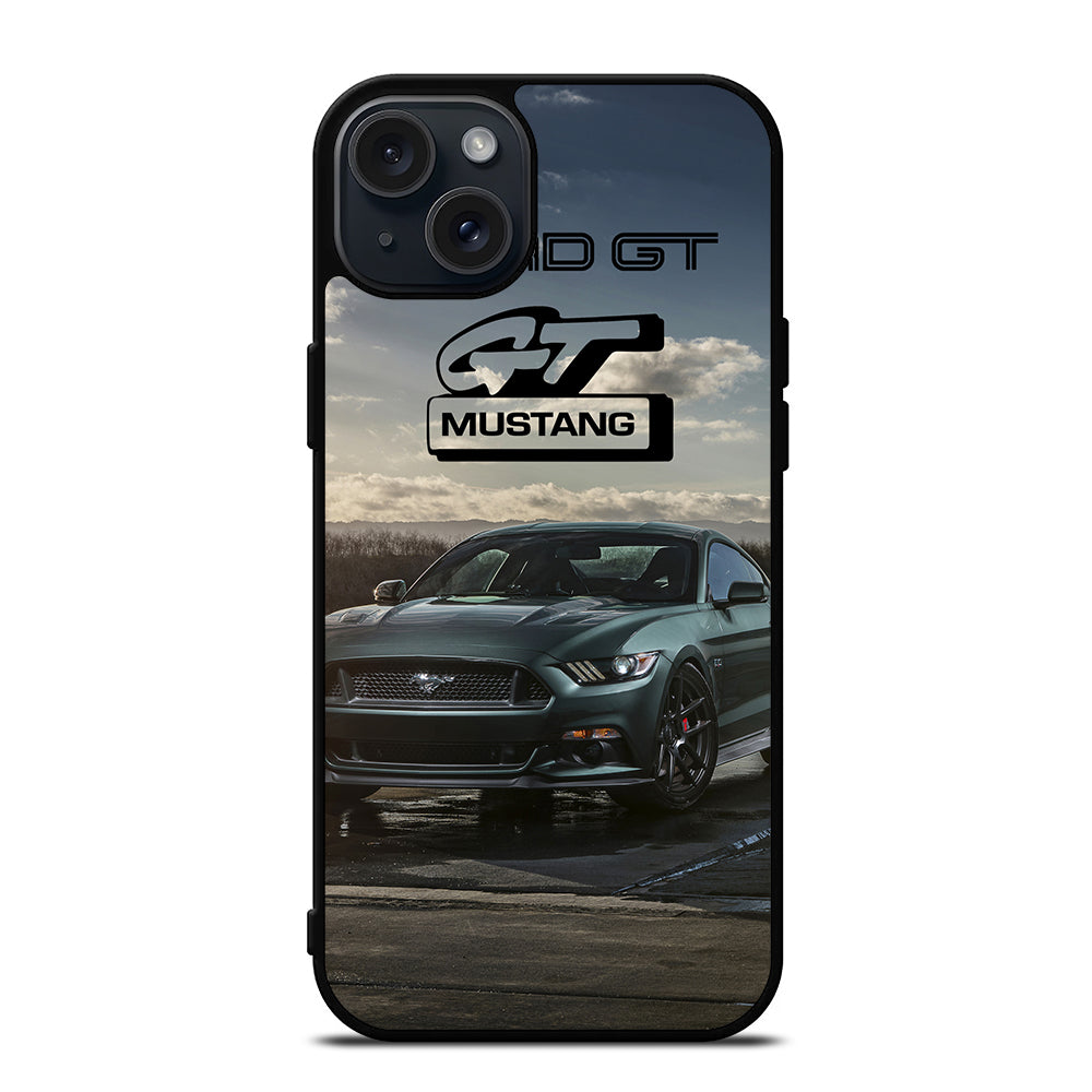 FORD MUSTANG GT CAR LOGO 2 iPhone 15 Plus Case Cover