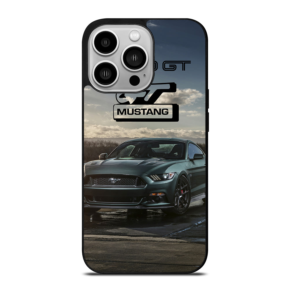 FORD MUSTANG GT CAR LOGO 2 iPhone 14 Pro Case Cover