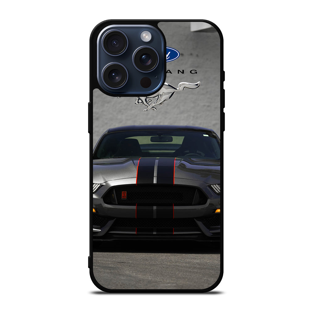FORD MUSTANG GT CAR LOGO iPhone 15 Pro Max Case Cover