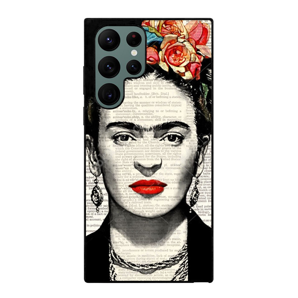 FRIDA KAHLO NEWSPAPER Samsung Galaxy S22 Ultra Case Cover