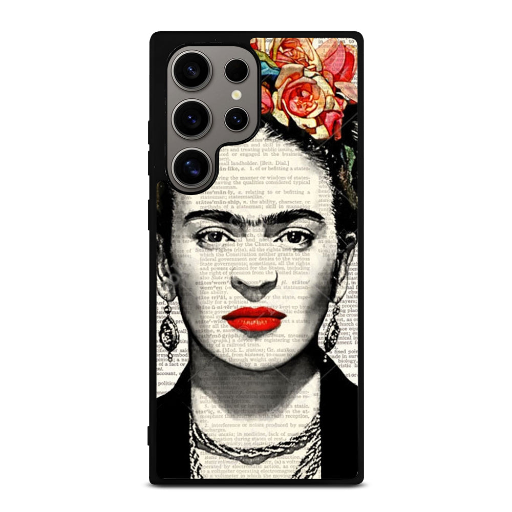 FRIDA KAHLO NEWSPAPER Samsung Galaxy S24 Ultra Case Cover