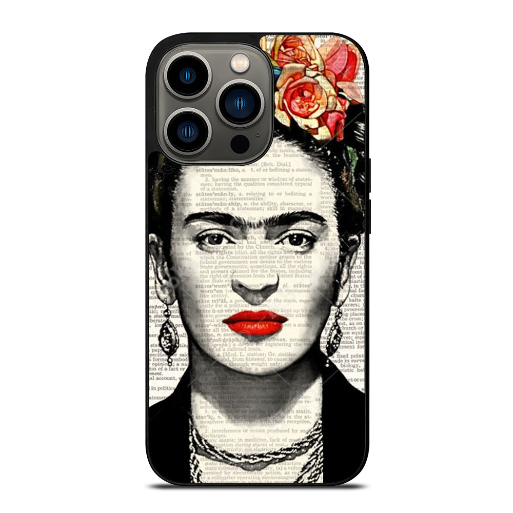 FRIDA KAHLO NEWSPAPER iPhone 13 Pro Case Cover