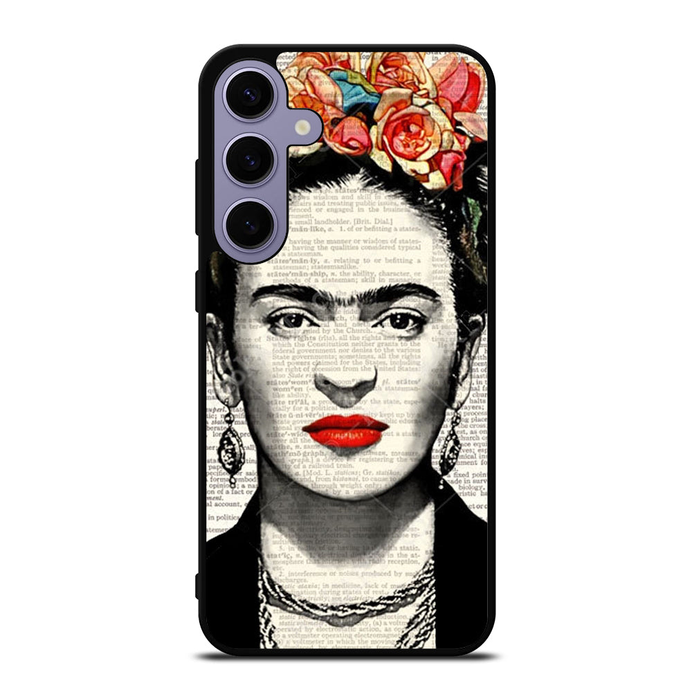 FRIDA KAHLO NEWSPAPER Samsung Galaxy S24 Plus Case Cover