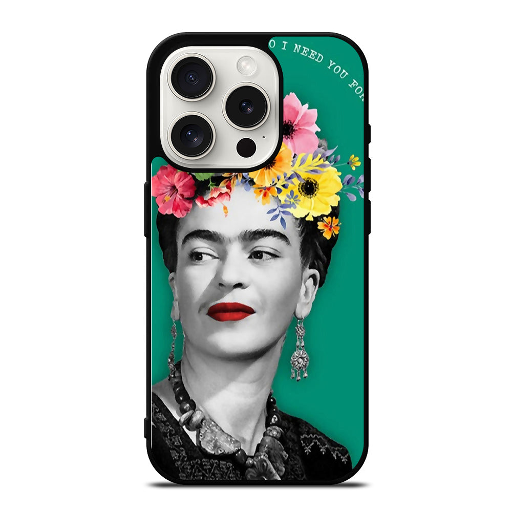 FRIDA KAHLO QUOTE iPhone 15 Pro Case Cover