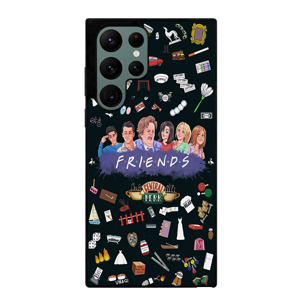 FRIENDS TV SERIES PATTERN LOGO Samsung Galaxy S22 Ultra Case Cover