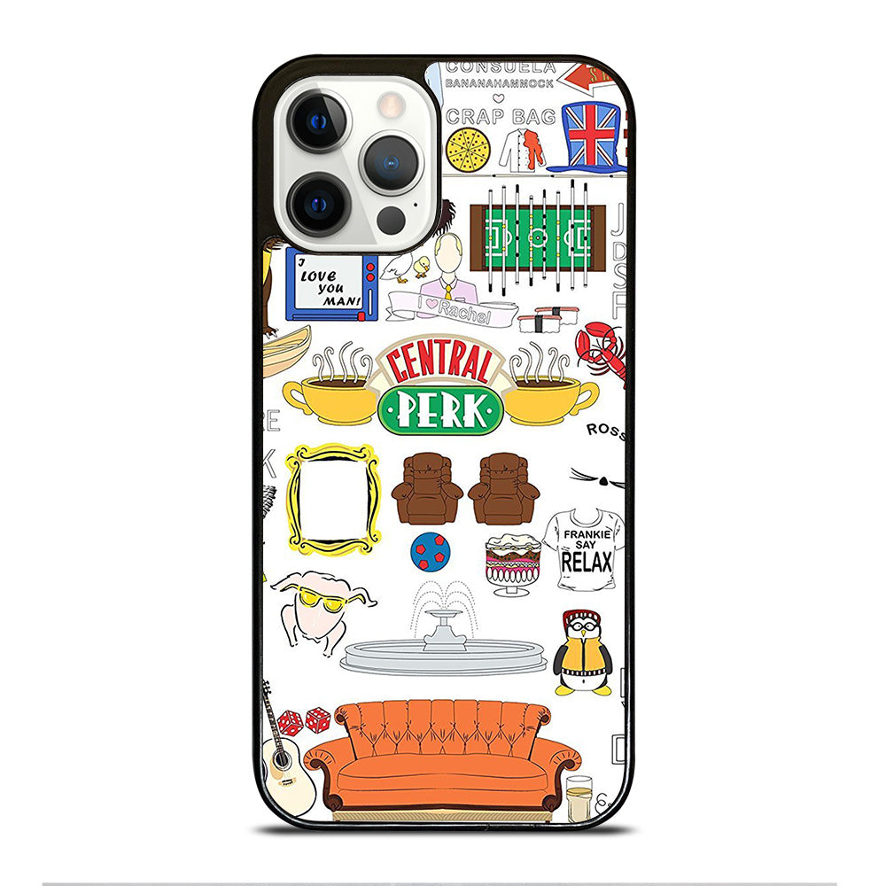 FRIENDS CENTRAL PERK ART iPhone 12 Pro Case Cover