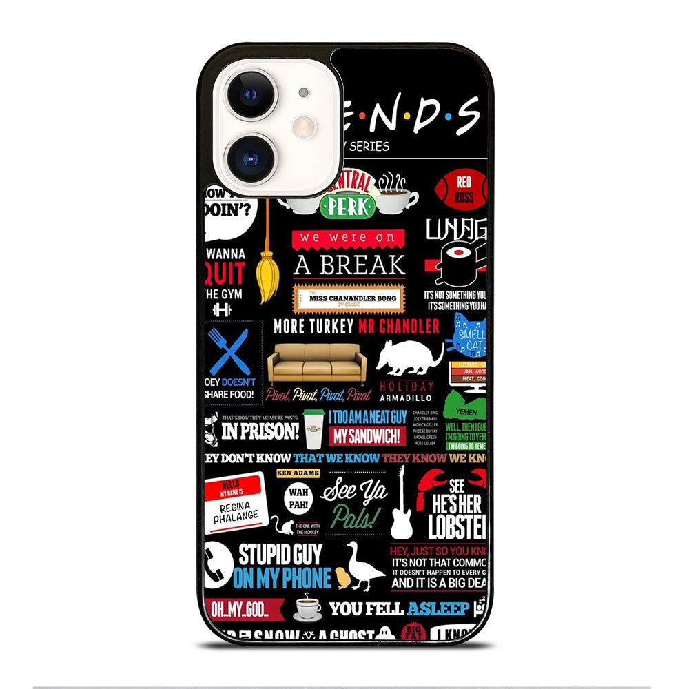 FRIENDS CENTRAL PERK QUOTE iPhone 12 Case Cover