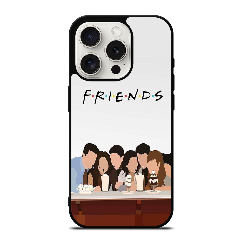 FRIENDS TV SERIES CLIPART iPhone 15 Pro Case Cover – casecentro