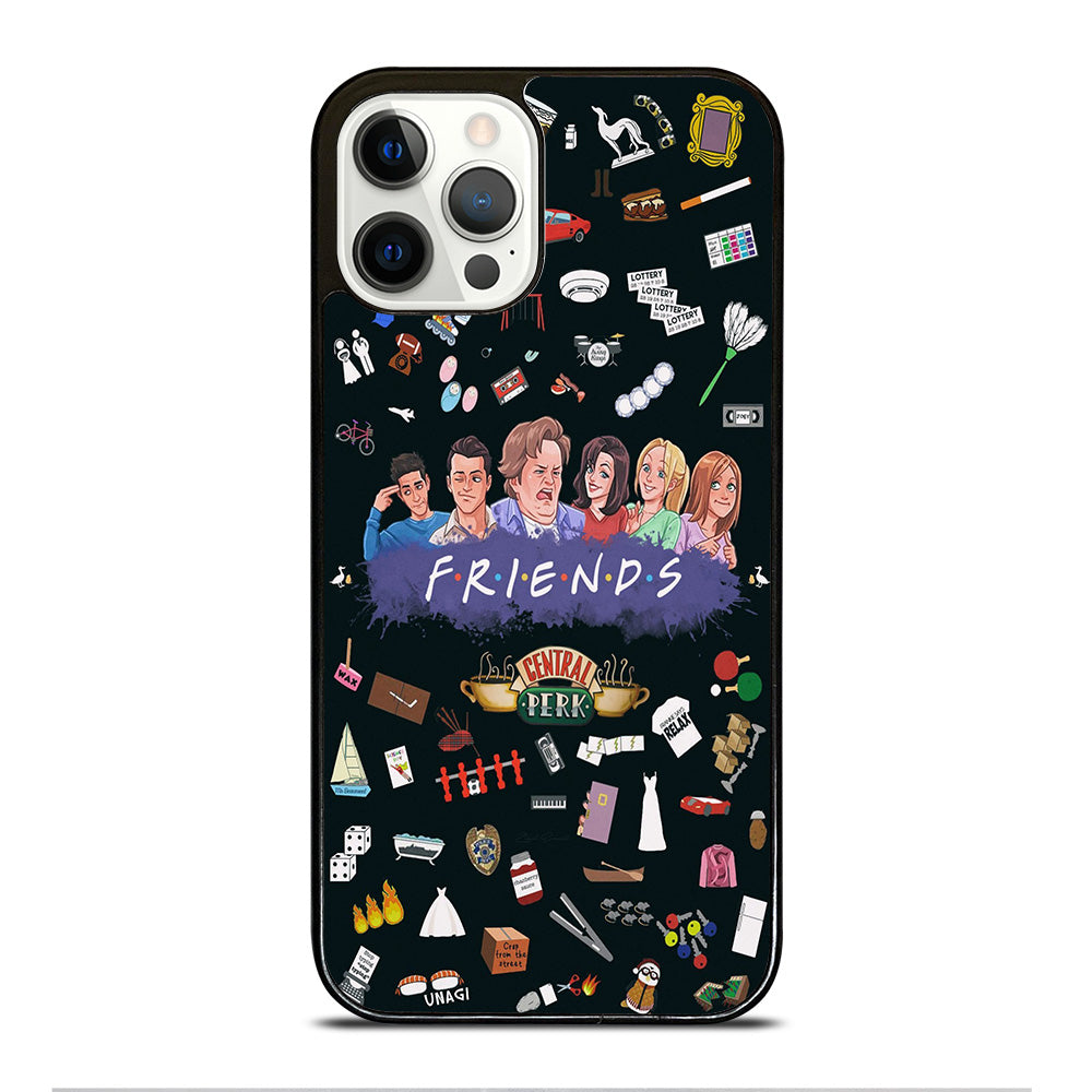 FRIENDS TV SERIES PATTERN LOGO iPhone 12 Pro Case Cover