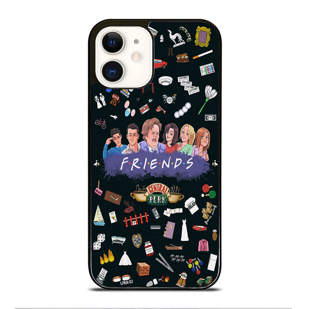 FRIENDS TV SERIES PATTERN LOGO iPhone 12 Case Cover