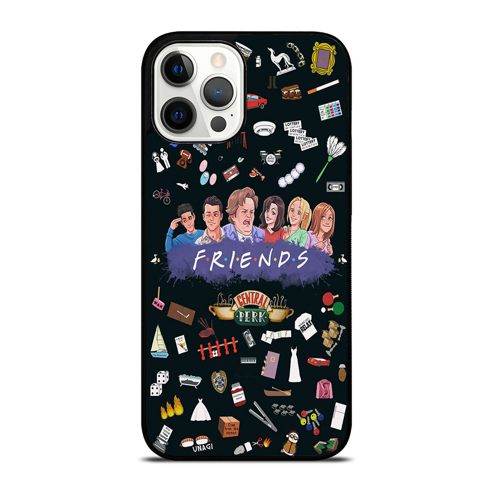 FRIENDS TV SERIES PATTERN LOGO iPhone 12 Pro Max Case Cover