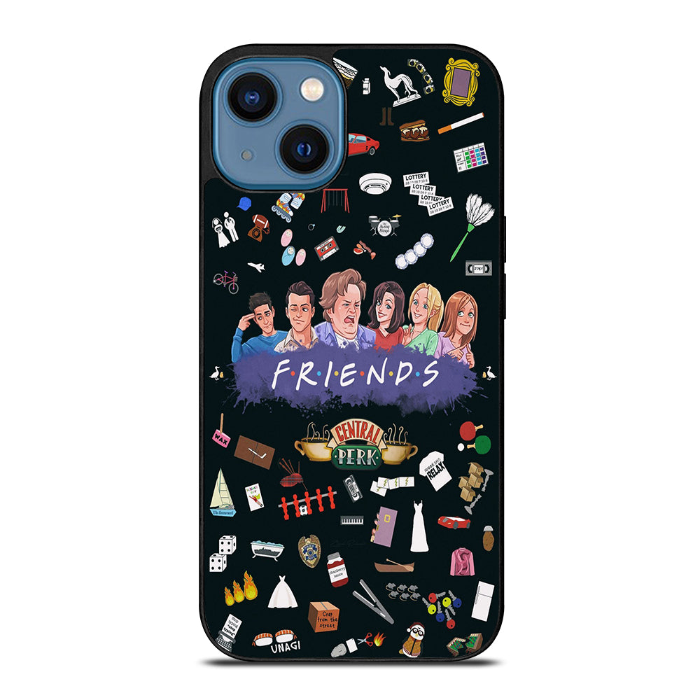 FRIENDS TV SERIES PATTERN LOGO iPhone 14 Case Cover