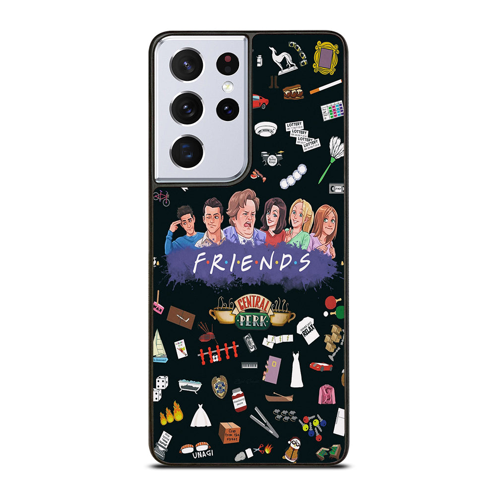 FRIENDS TV SERIES PATTERN LOGO Samsung Galaxy S21 Ultra Case Cover