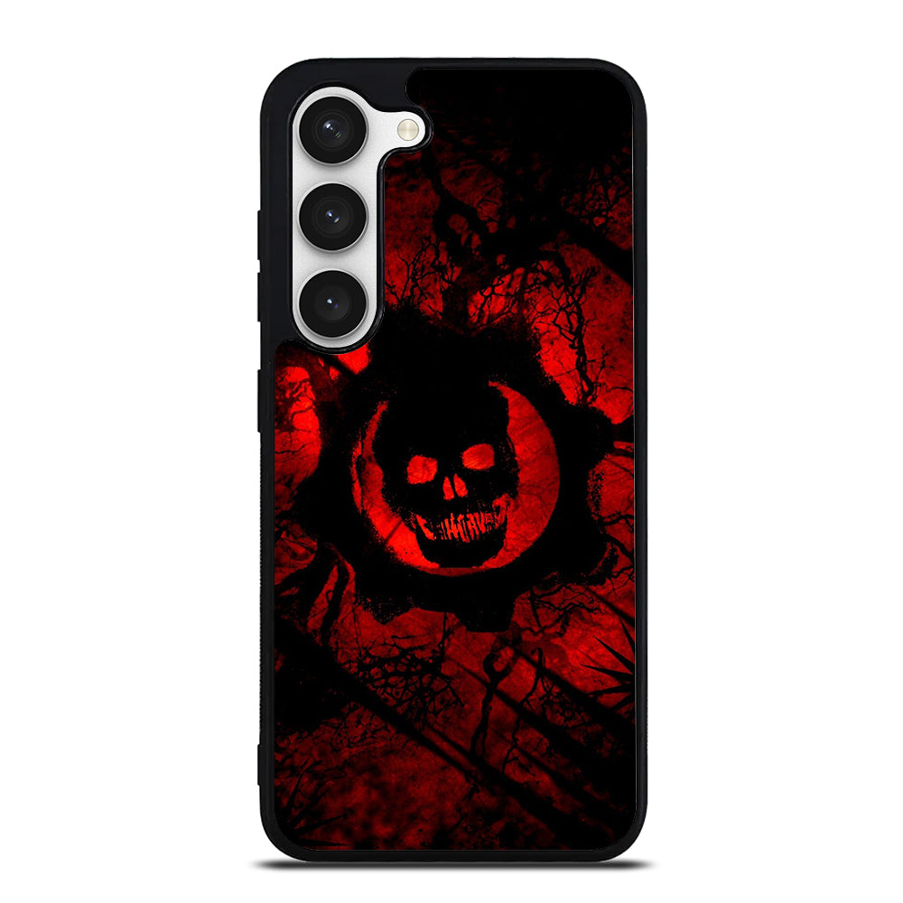 GEARS OF WAR RED SKULL LOGO Samsung Galaxy S23 Case Cover