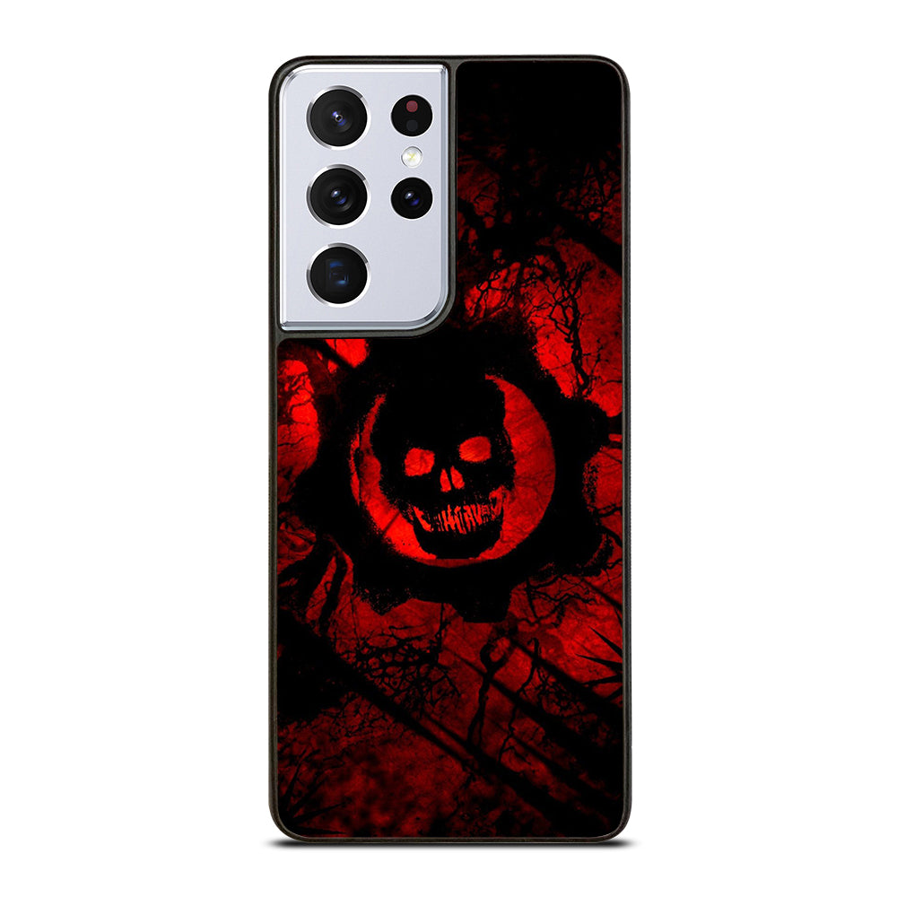 GEARS OF WAR RED SKULL LOGO Samsung Galaxy S21 Ultra Case Cover