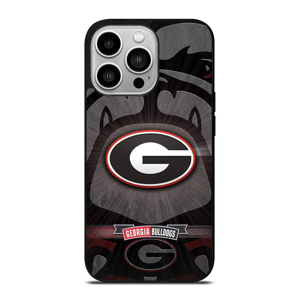 GEORGIA BULLDOGS UGA FOOTBALL LOGO iPhone 14 Pro Case Cover