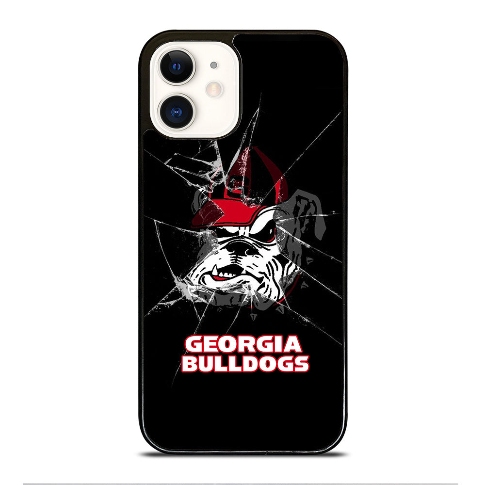 GEORGIA BULLDOGS UGA LOGO iPhone 12 Case Cover