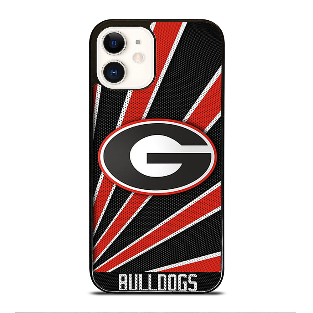 GEORGIA BULLDOGS UGA NFL LOGO iPhone 12 Case Cover