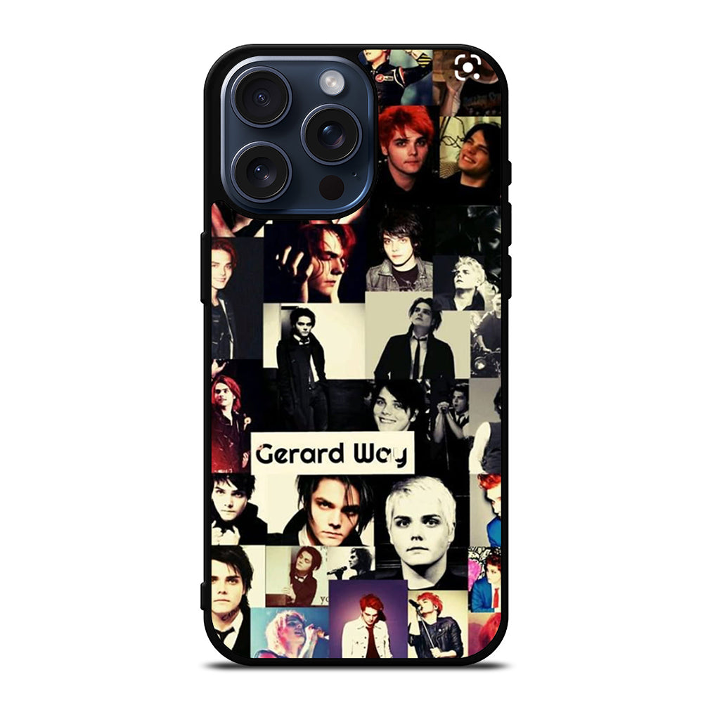 GERARD WAY MCR COLLAGE iPhone 15 Pro Max Case Cover