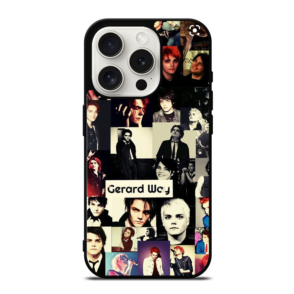 GERARD WAY MCR COLLAGE iPhone 15 Pro Case Cover