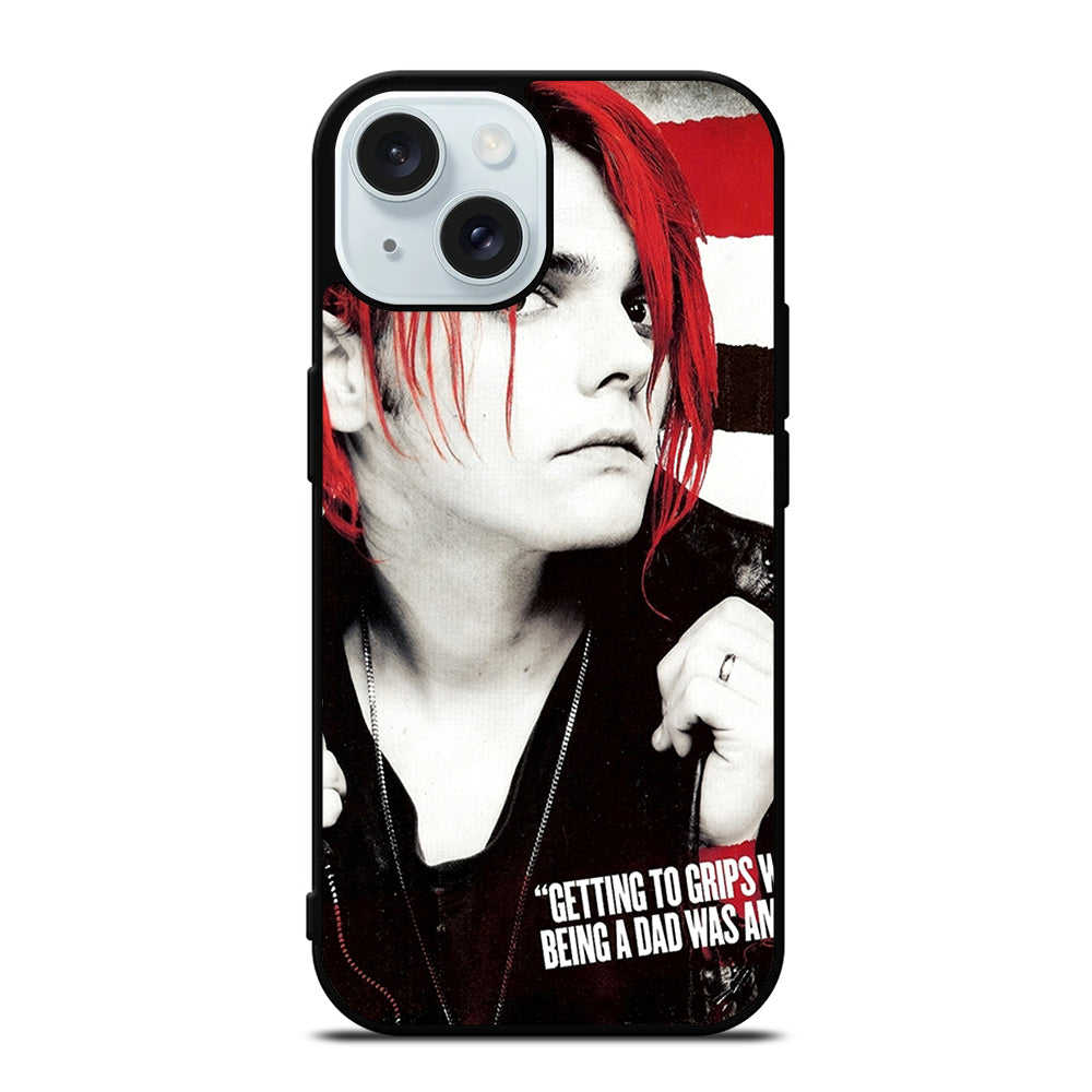 GERARD WAY MCR FACE iPhone 15 Case Cover