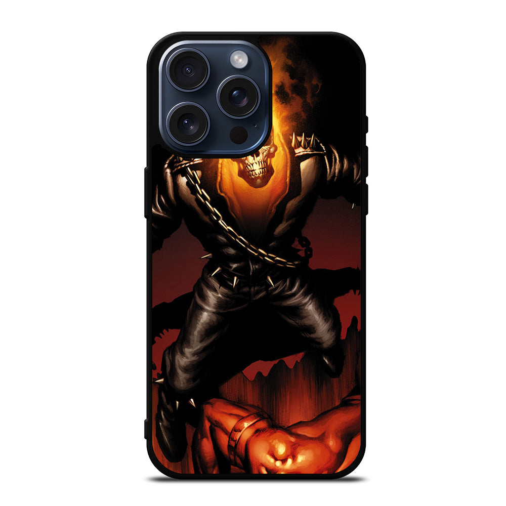 GHOST RIDER CARTOON iPhone 15 Pro Max Case Cover