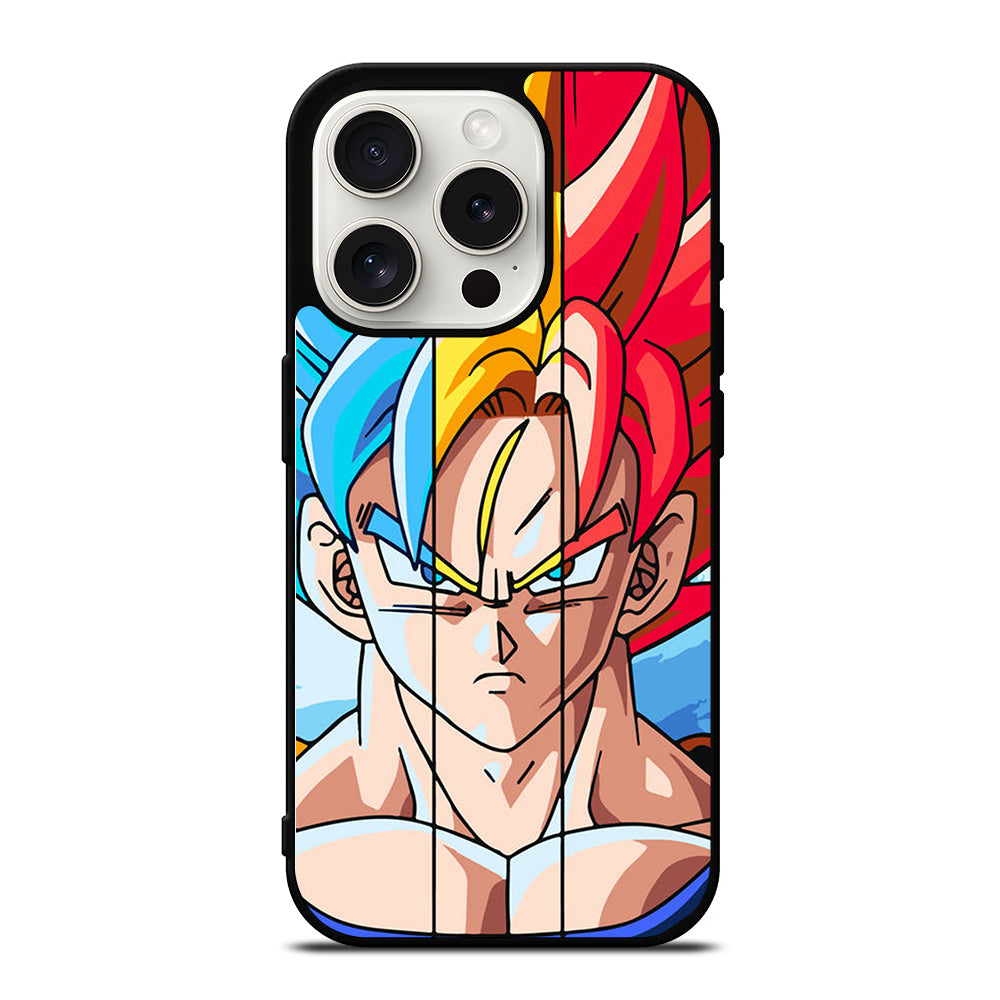 GOKU DRAGON BALL ANIME SUPER SAIYAN iPhone 15 Pro Case Cover