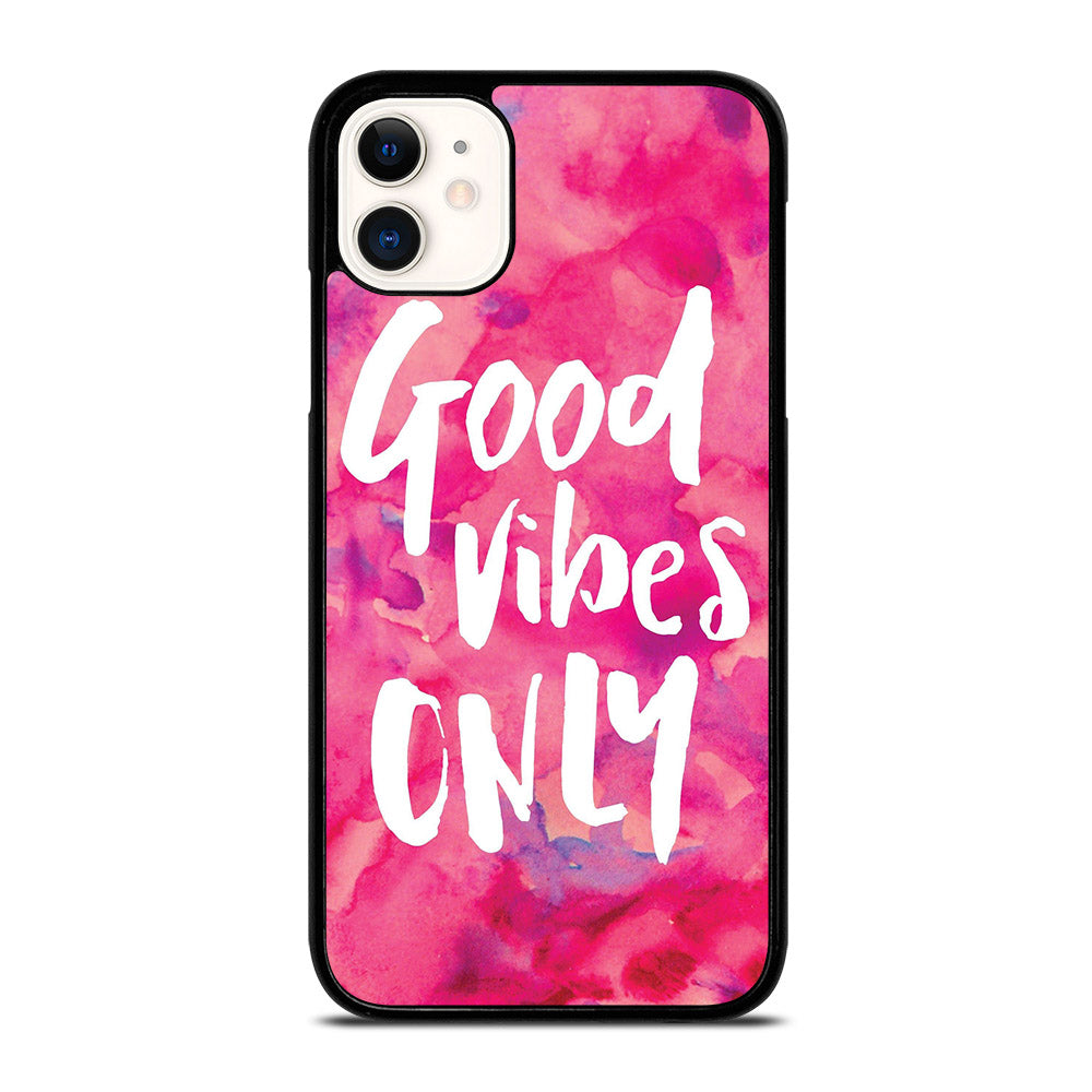 GOOD VIBES ONLY VINTAGE iPhone 11 Case Cover