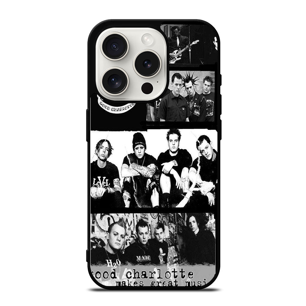 GOOD CHARLOTTE BAND COLLAGE iPhone 15 Pro Case Cover