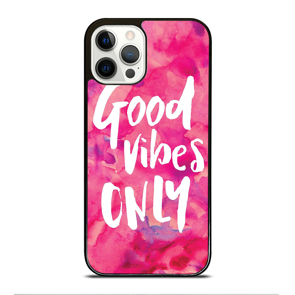 GOOD VIBES ONLY VINTAGE iPhone 12 Pro Case Cover