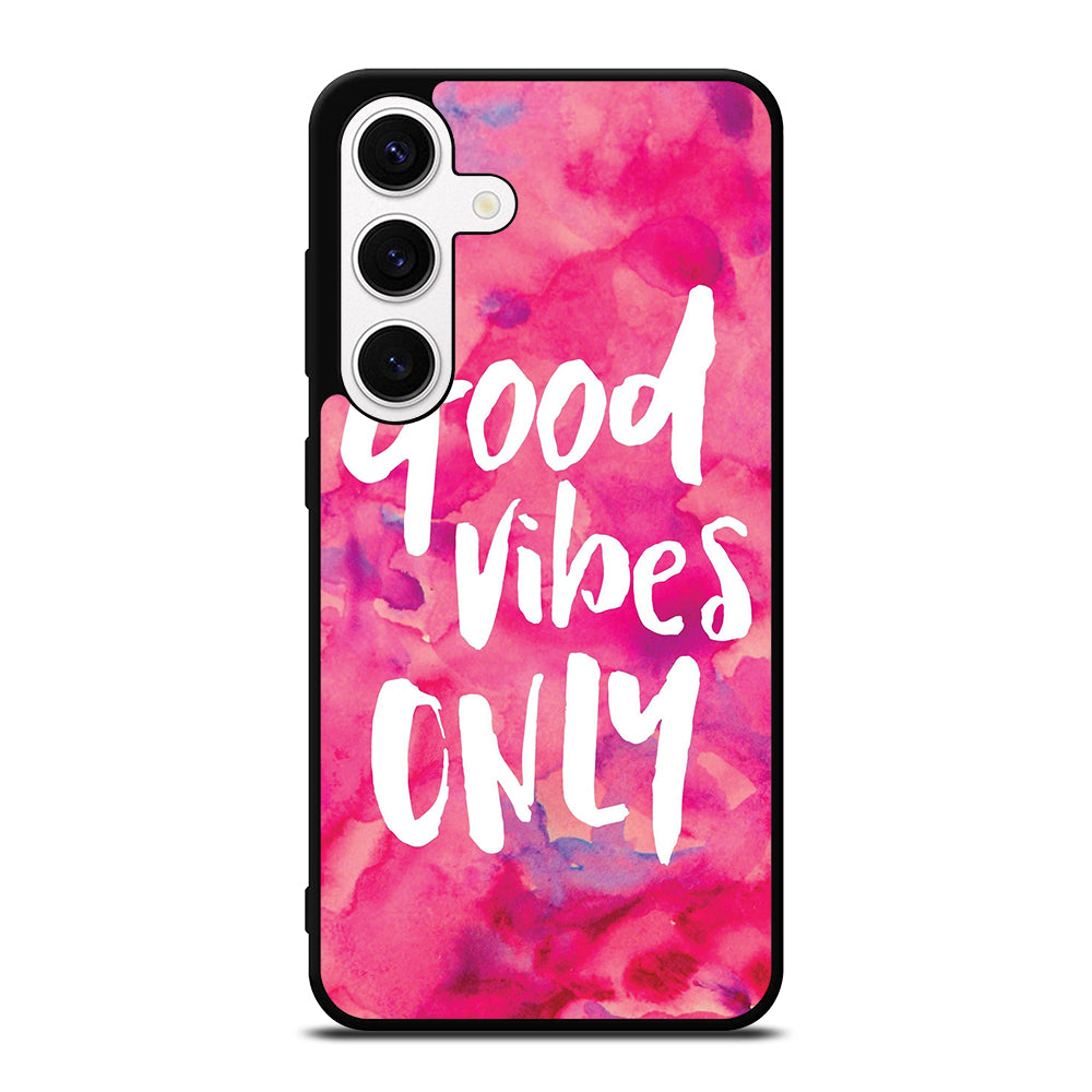 GOOD VIBES ONLY VINTAGE Samsung Galaxy S24 Case Cover