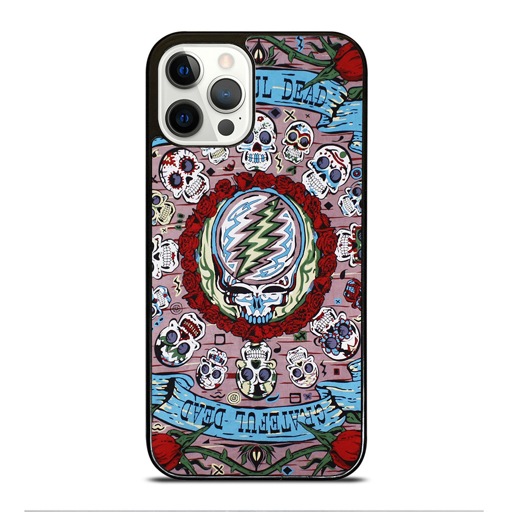 GRATEFUL DEAD BAND SKULL iPhone 12 Pro Case Cover