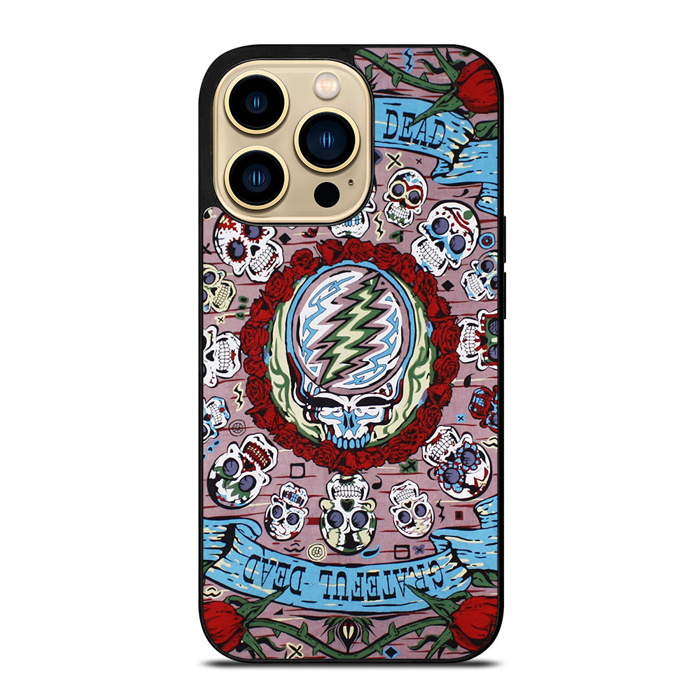 GRATEFUL DEAD BAND SKULL iPhone 14 Pro Max Case Cover