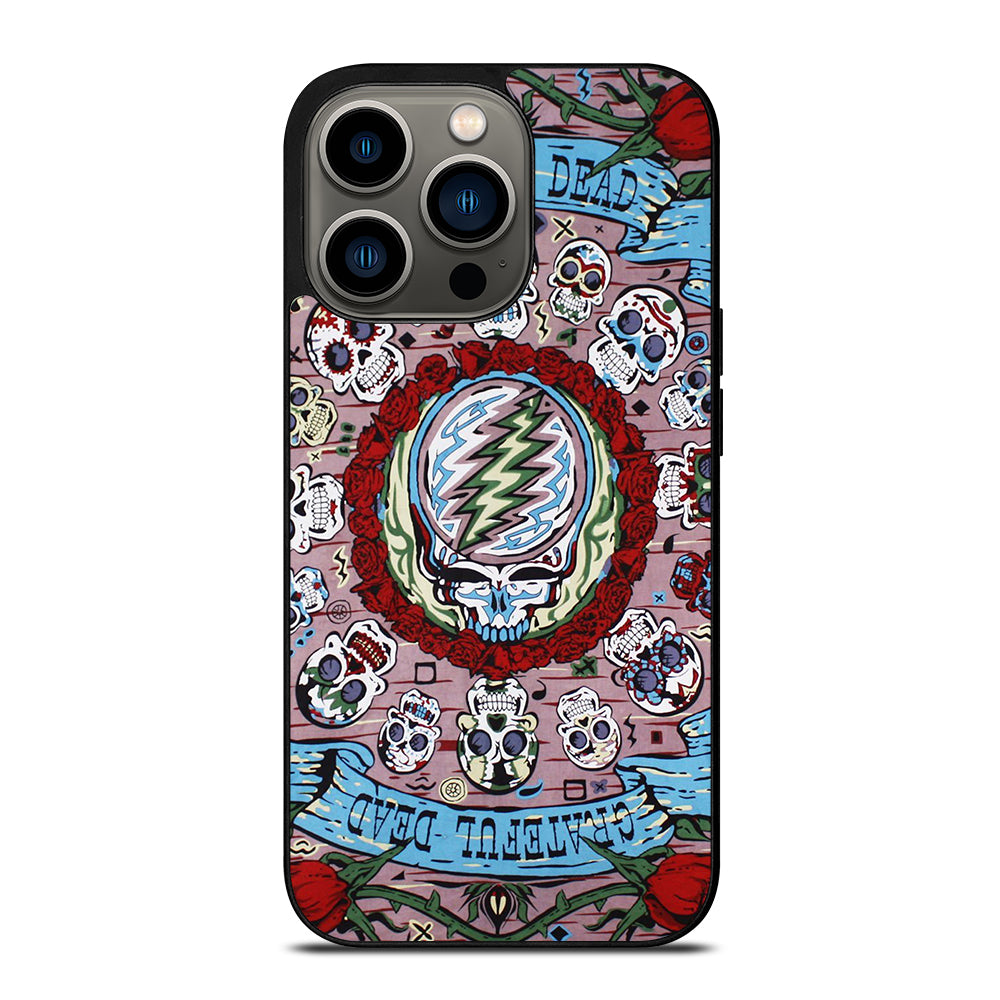 GRATEFUL DEAD BAND SKULL iPhone 13 Pro Case Cover