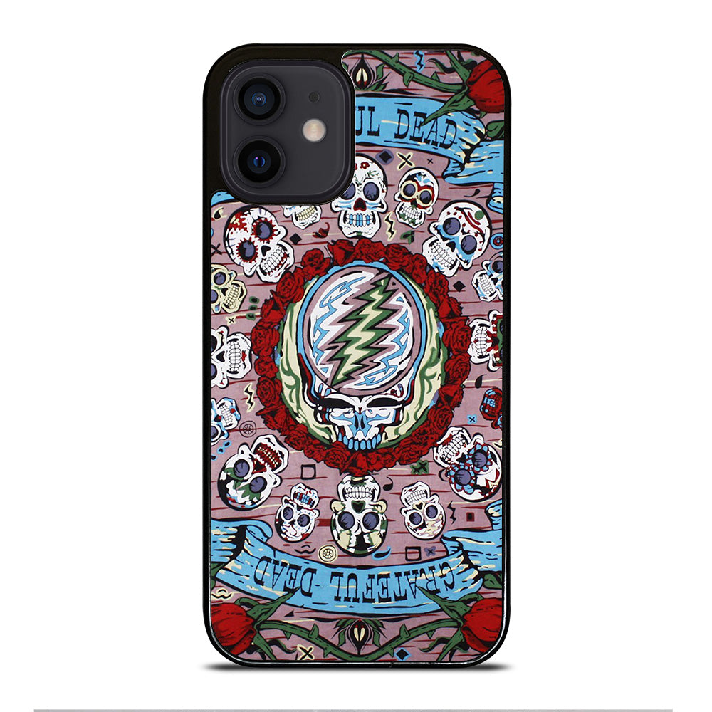 GRATEFUL DEAD BAND SKULL iPhone 12 Mini Case Cover