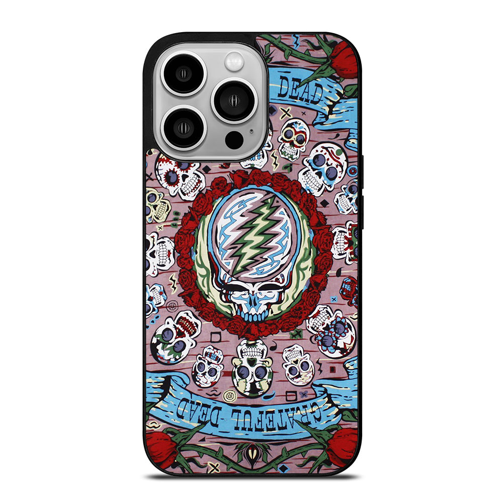 GRATEFUL DEAD BAND SKULL iPhone 14 Pro Case Cover