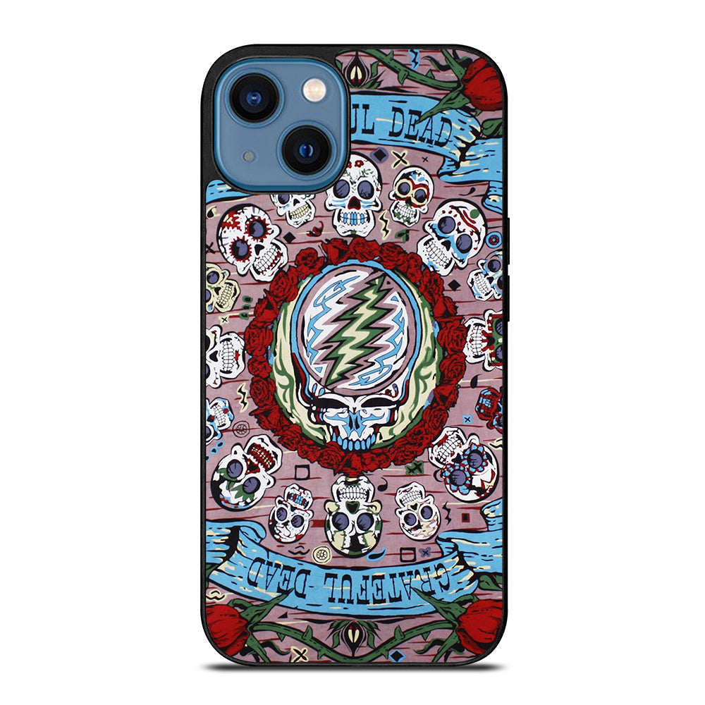 GRATEFUL DEAD BAND SKULL iPhone 14 Case Cover