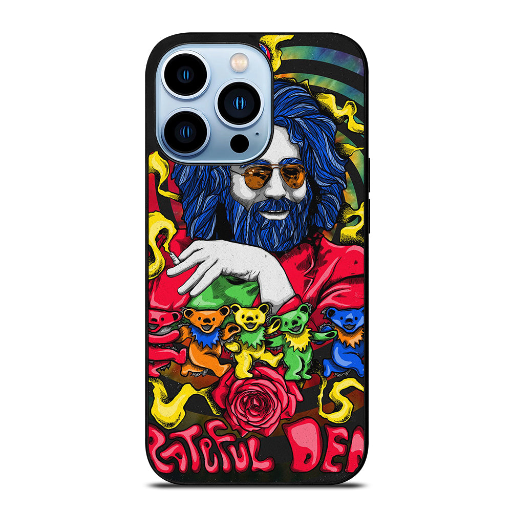GRATEFUL DEAD JERRY GARCIA ART iPhone 13 Pro Max Case Cover