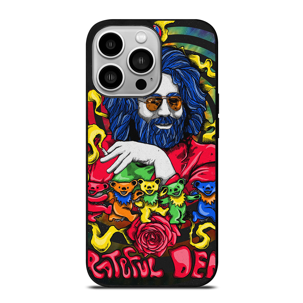 GRATEFUL DEAD JERRY GARCIA ART iPhone 14 Pro Case Cover