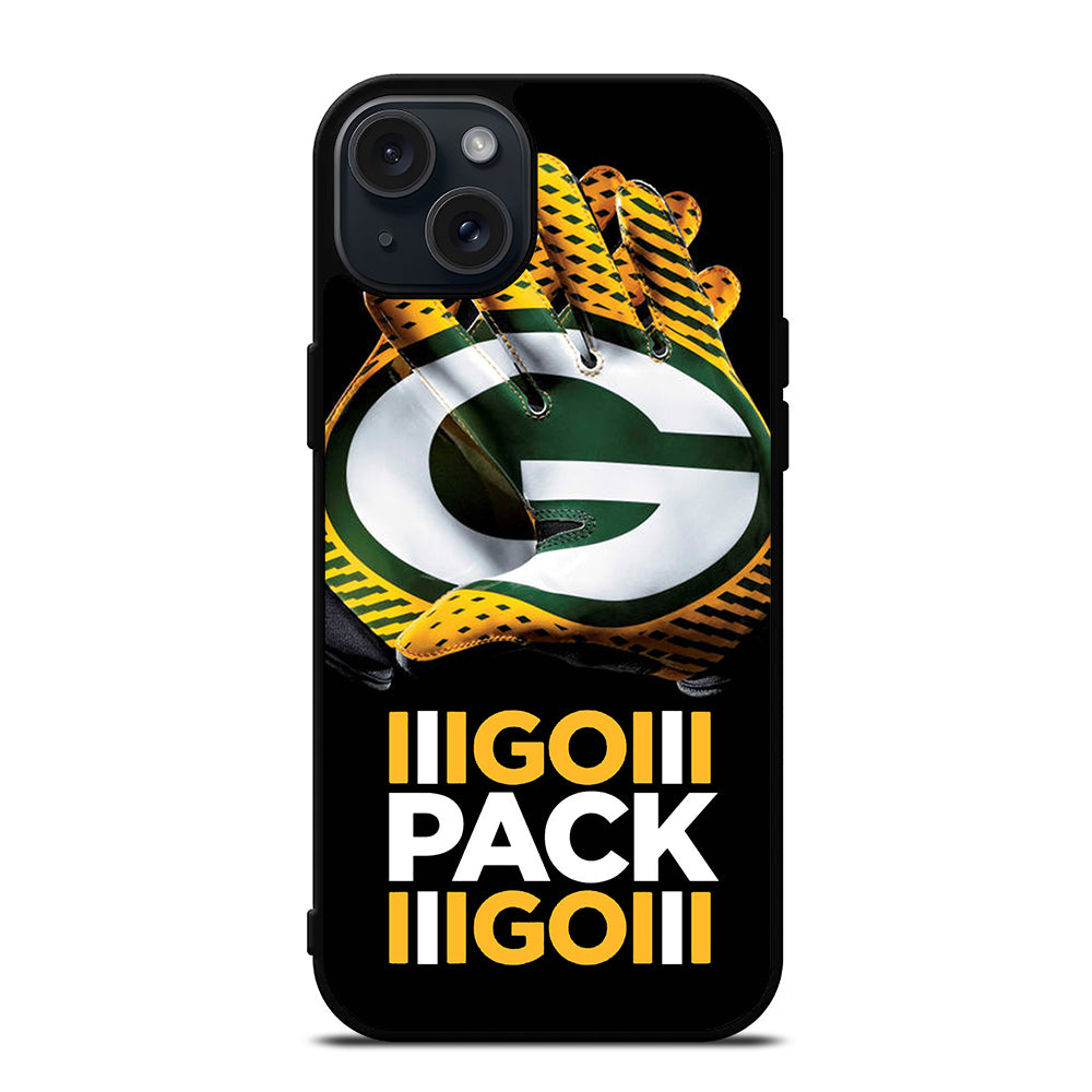 GREEN BAY PACKERS GO PACK GO LOGO 1 iPhone 15 Plus Case Cover