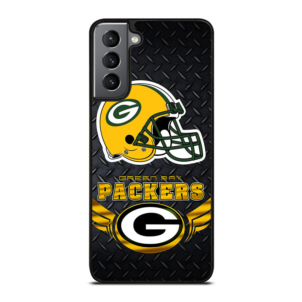GREEN BAY PACKERS METAL LOGO Samsung Galaxy S21 Plus Case Cover