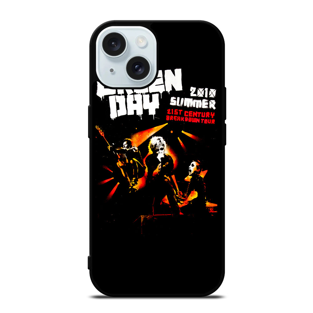 GREEN DAY BAND TOUR iPhone 15 Case Cover
