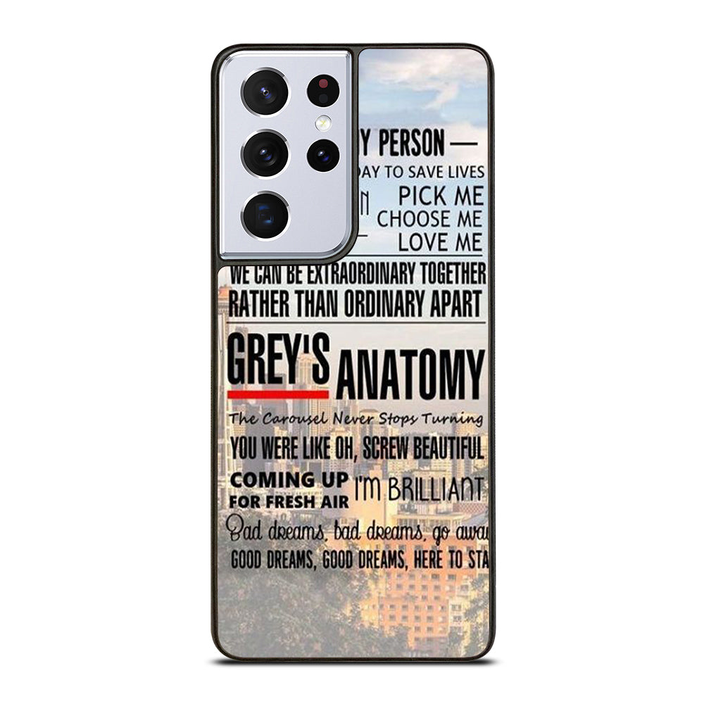 GREY'S ANATOMY QUOTE Samsung Galaxy S21 Ultra Case Cover