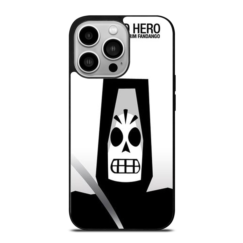 GRIM FANDANGO MANNY CALAVERA THE OLD HERO iPhone 14 Pro Case Cover